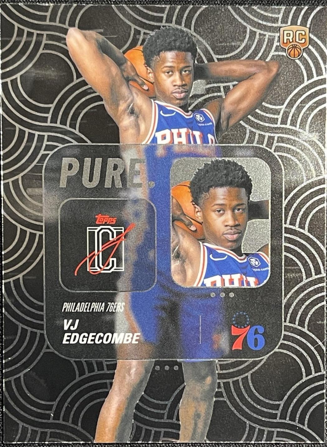 2025 Topps Signature Class Pure VJ Edgecombe #PU-18 card
