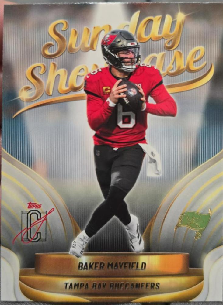 2025 Topps Signature Class Sunday Showcase Baker Mayfield #SS-14 card