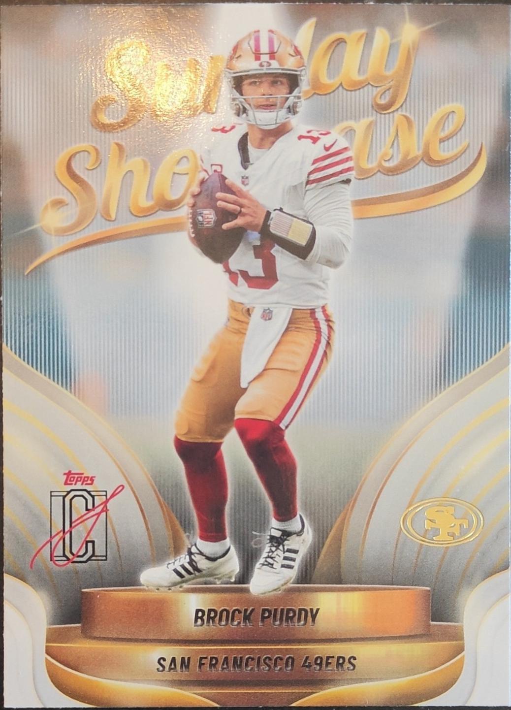 2025 Topps Signature Class Sunday Showcase Brock Purdy #SS-13 card