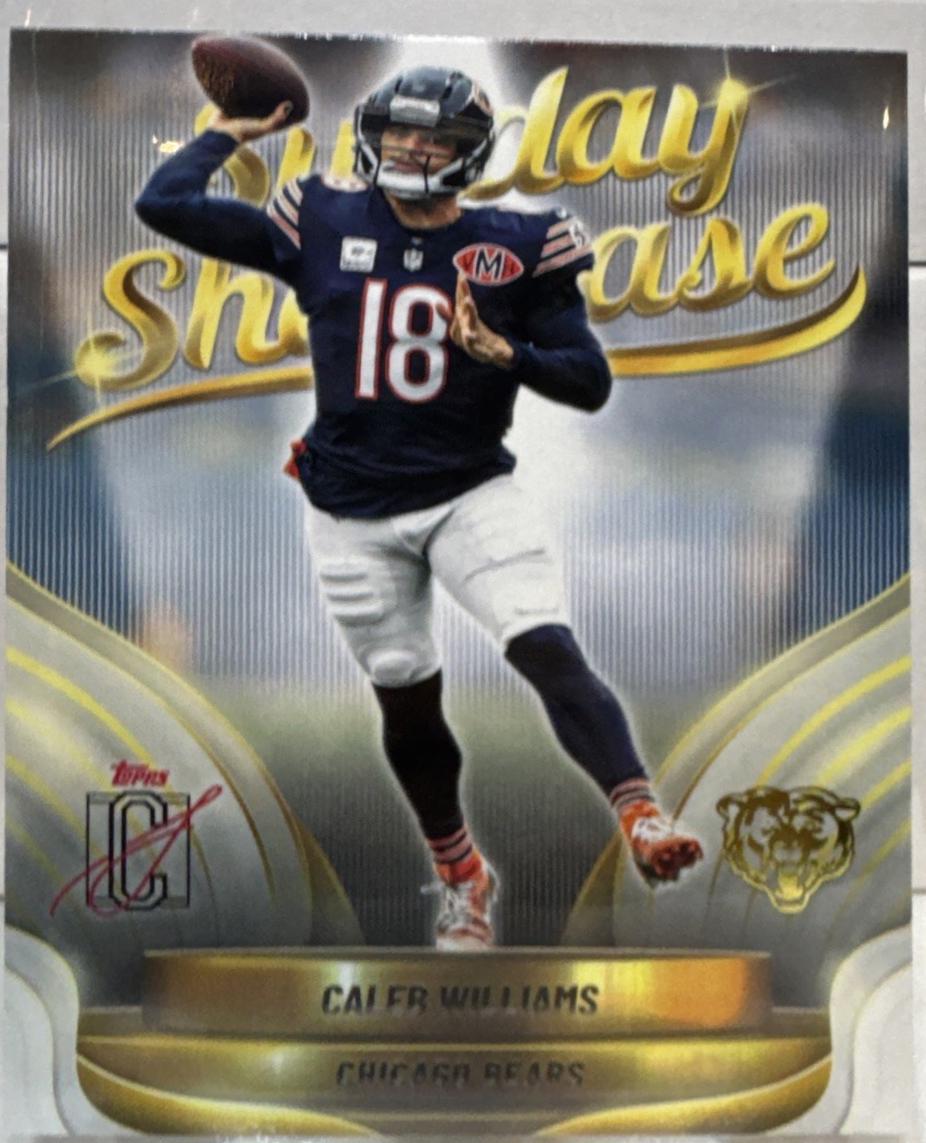 2025 Topps Signature Class Sunday Showcase Caleb Williams #SS-12 card