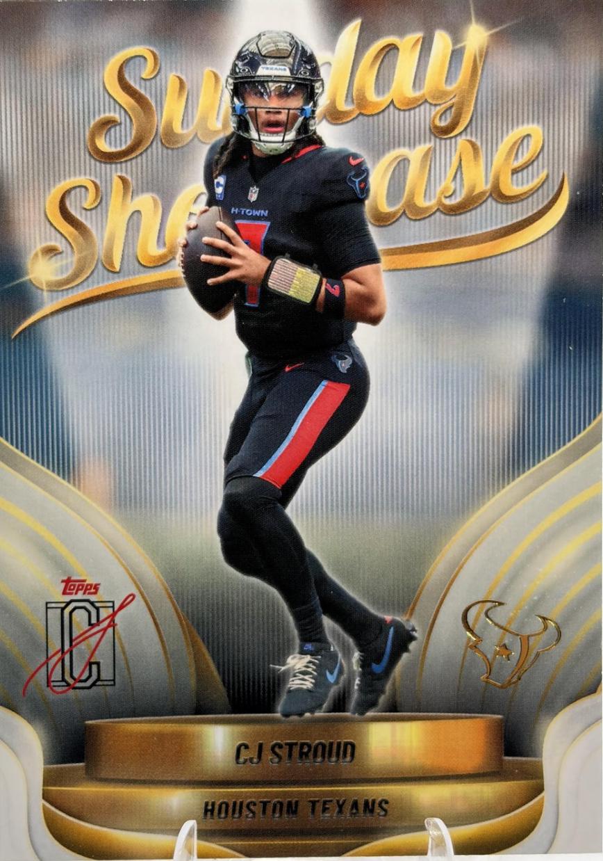 2025 Topps Signature Class Sunday Showcase CJ Stroud #SS-17 card