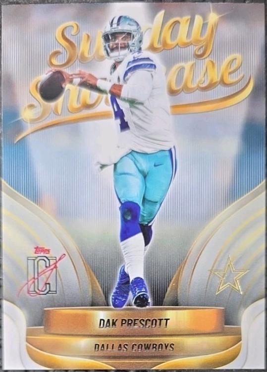 2025 Topps Signature Class Sunday Showcase Dak Prescott #SS-16 card