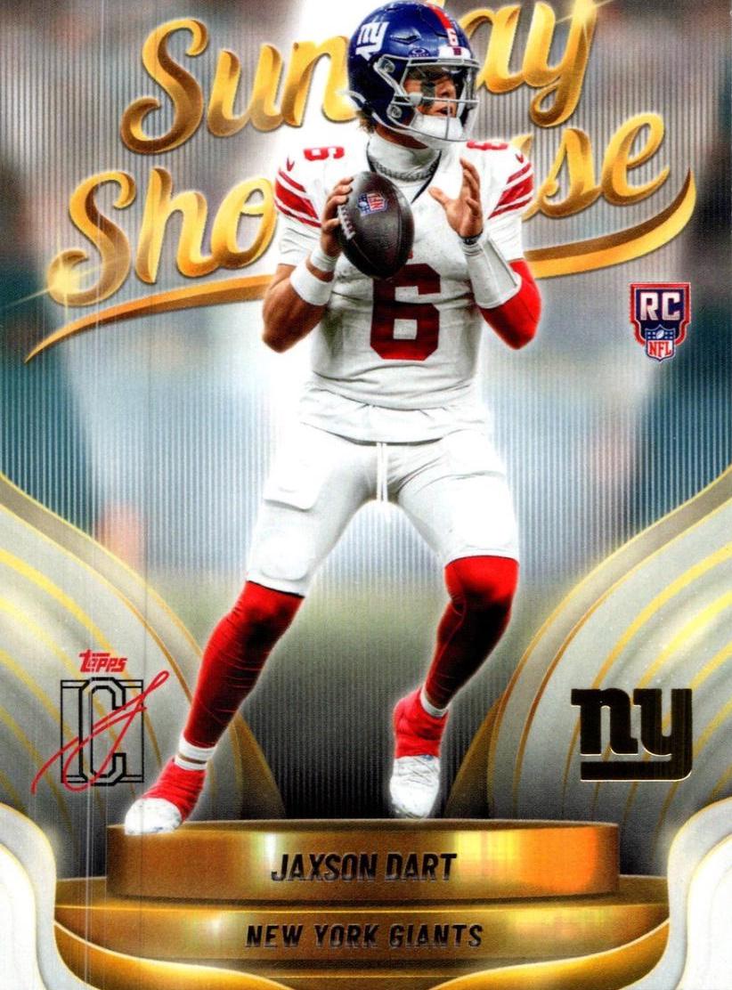 2025 Topps Signature Class Sunday Showcase Jaxson Dart #SS-1 card