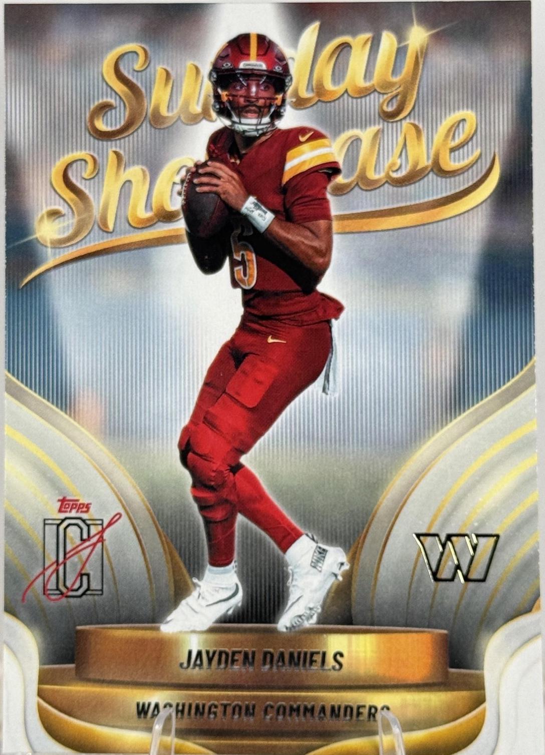 2025 Topps Signature Class Sunday Showcase Jayden Daniels #SS-6 card