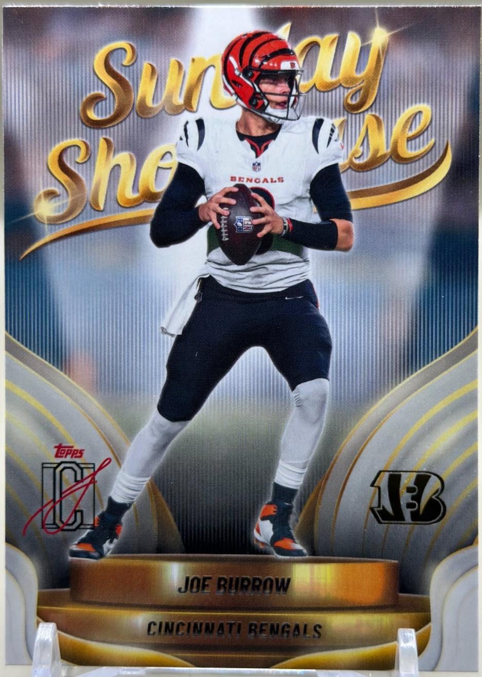 2025 Topps Signature Class Sunday Showcase Joe Burrow #SS-10 card
