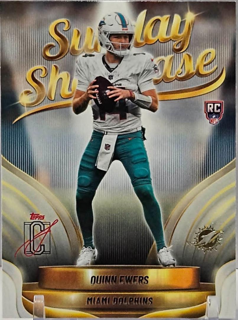 2025 Topps Signature Class Sunday Showcase Quinn Ewers #SS-4 card