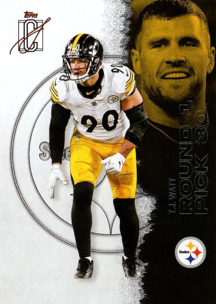 2025 Topps Signature Class T.J. Watt #96 card