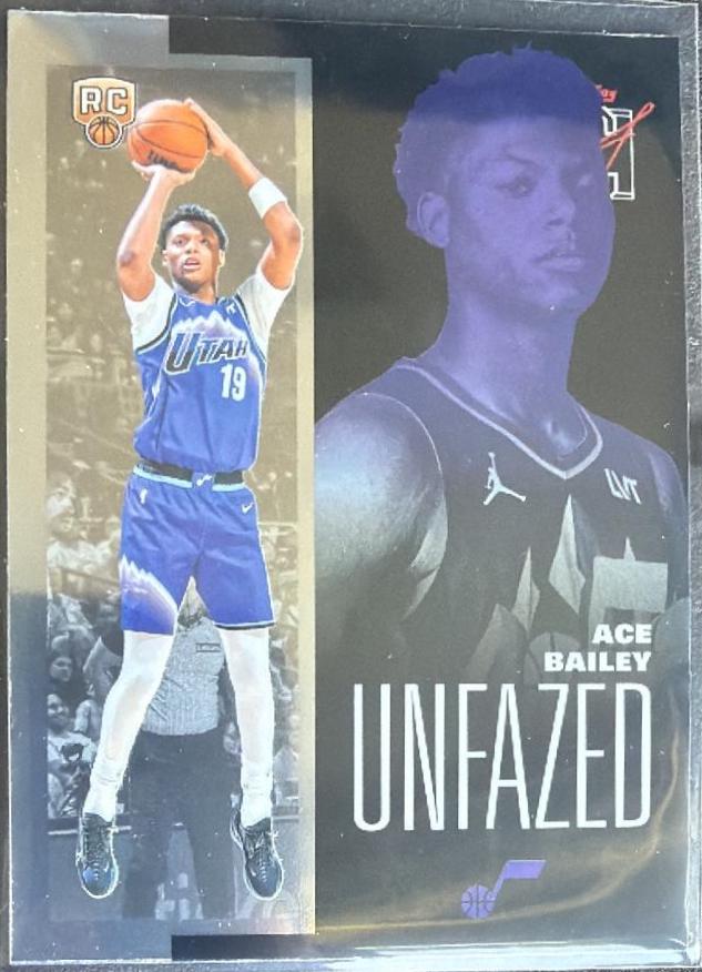 2025 Topps Signature Class Unfazed Ace Bailey #FAZE-15 card