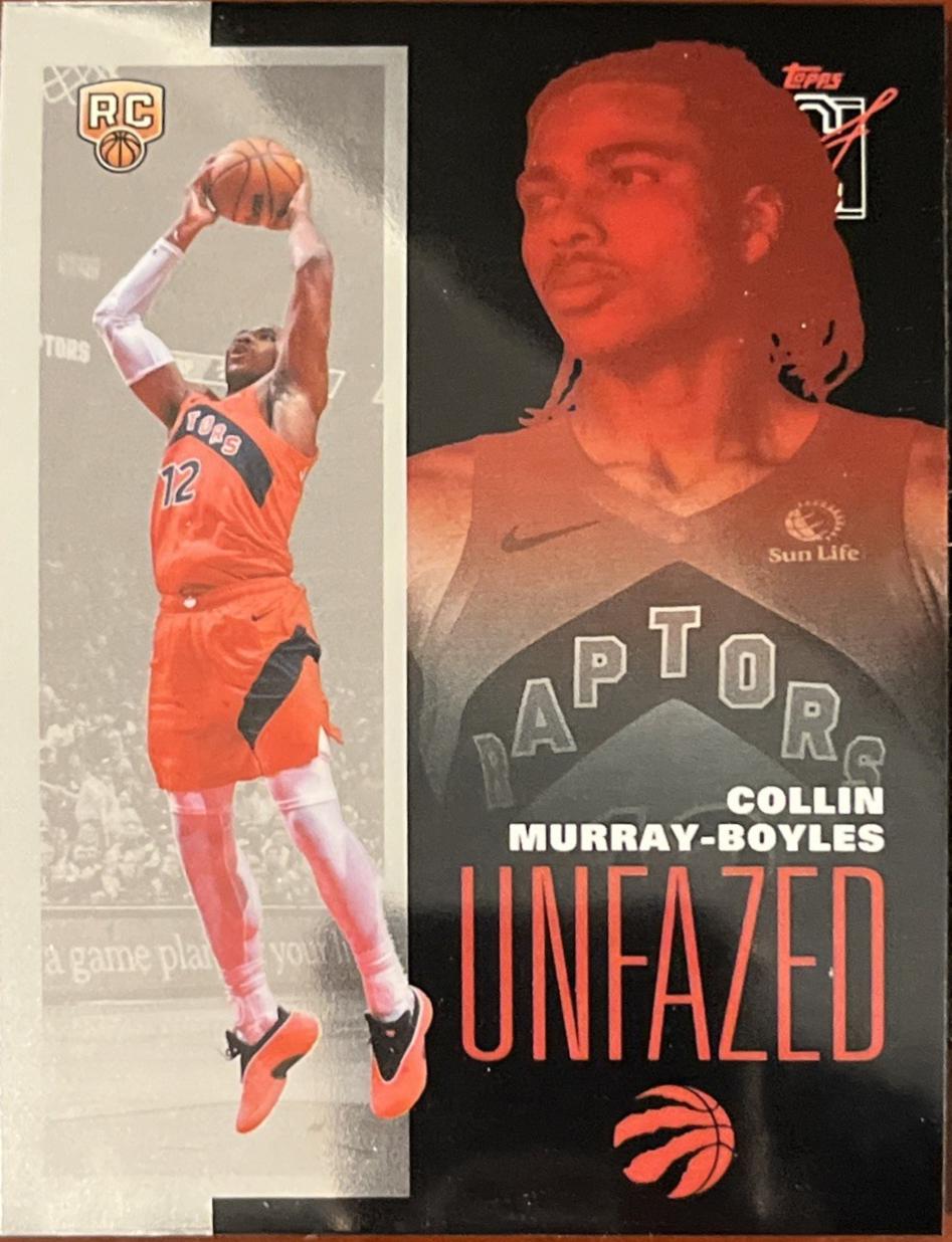 2025 Topps Signature Class Unfazed Collin Murray-Boyles #FAZE-19 card