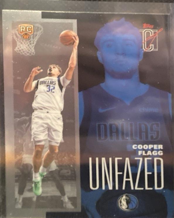 2025 Topps Signature Class Unfazed Cooper Flagg #FAZE-11 card