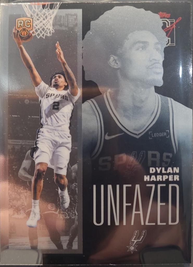 2025 Topps Signature Class Unfazed Dylan Harper #FAZE-12 card