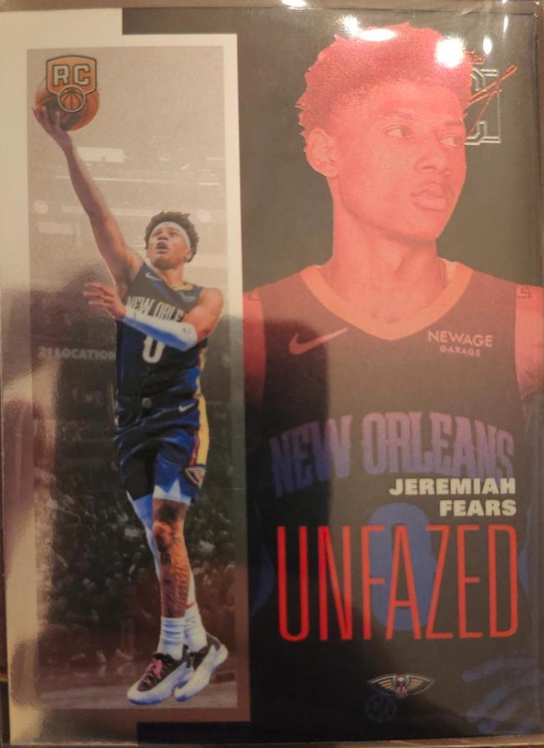 2025 Topps Signature Class Unfazed Jeremiah Fears #FAZE-17 card