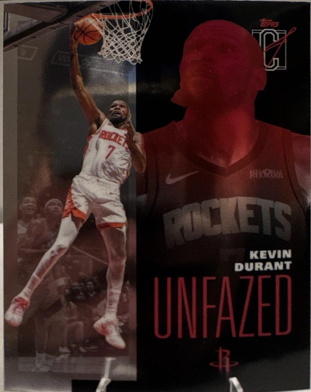 2025 Topps Signature Class Unfazed Kevin Durant #FAZE-10 card