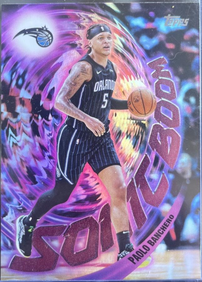 2025 Topps Sonic Boom Paolo Banchero #SB-8 card