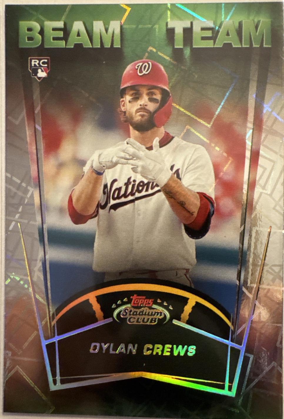 2025 Topps Stadium Club Beam Team Dylan Crews #BT-3 card
