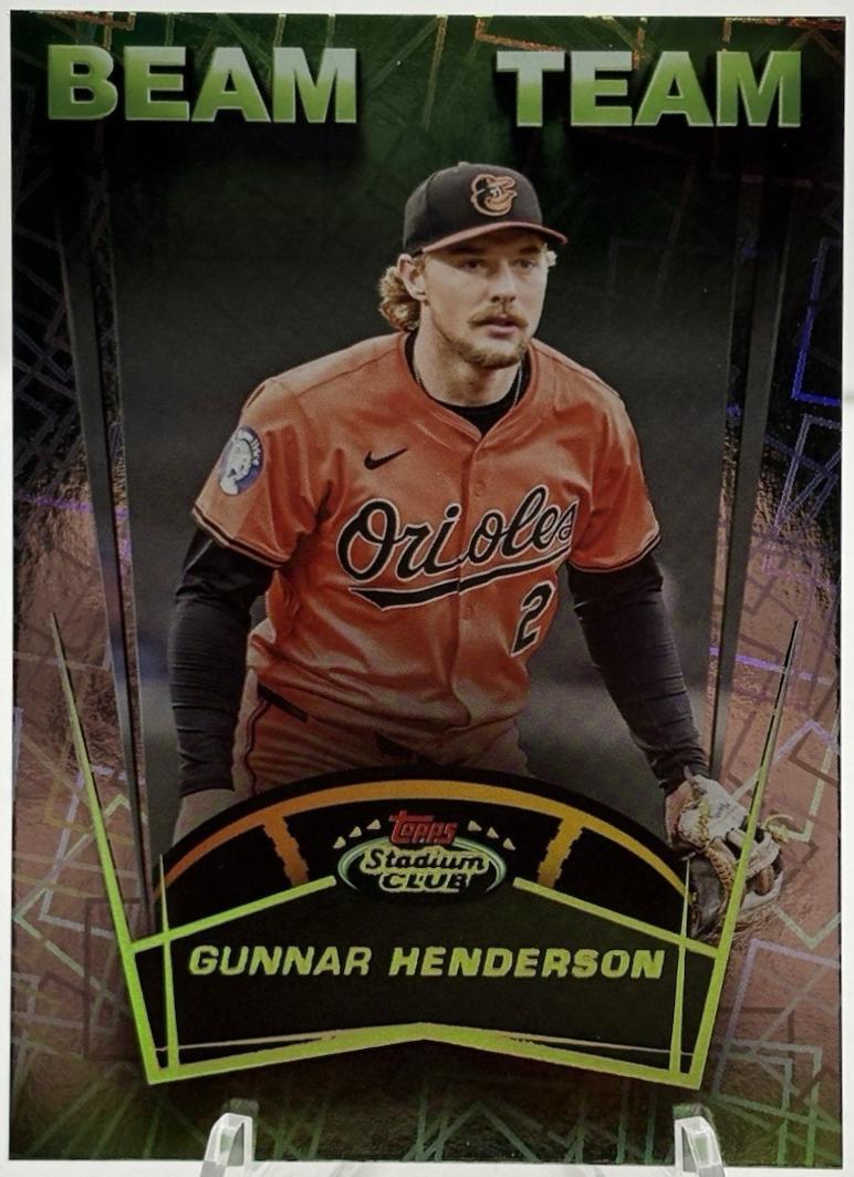 2025 Topps Stadium Club Beam Team Gunnar Henderson #BT-10 card