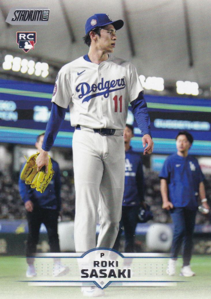 2025 Topps Stadium Club Roki Sasaki #187 card
