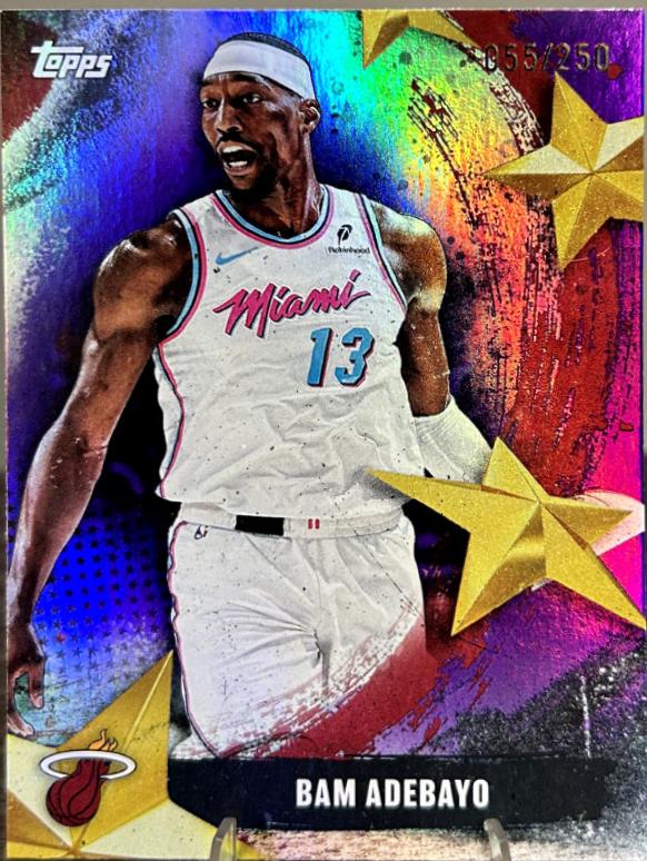 2025 Topps Stars of the NBA Bam Adebayo [Purple Rainbow] #SA-26 card