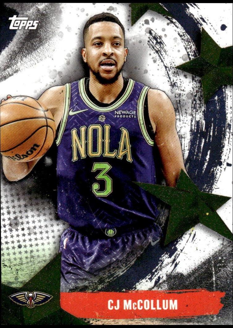 2025 Topps Stars of the NBA CJ McCollum #SA-30 card