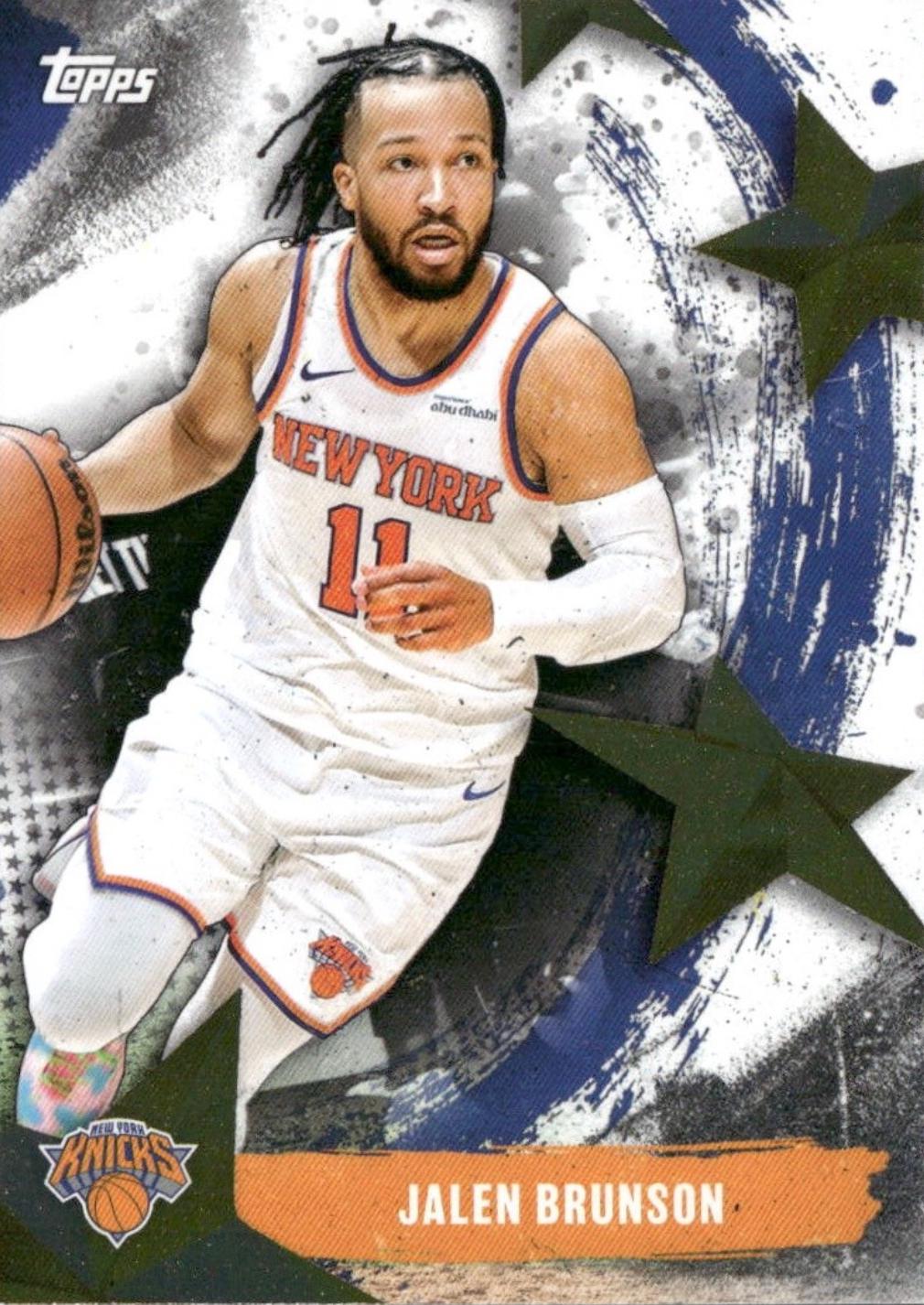 2025 Topps Stars of the NBA Jalen Brunson #SA-10 card