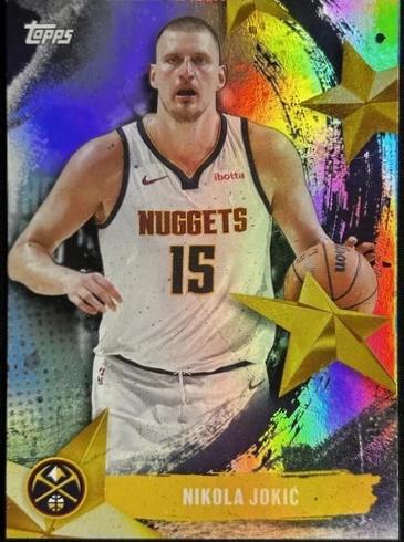 2025 Topps Stars of the NBA Nikola Jokic [Rainbow] #SA-1 card