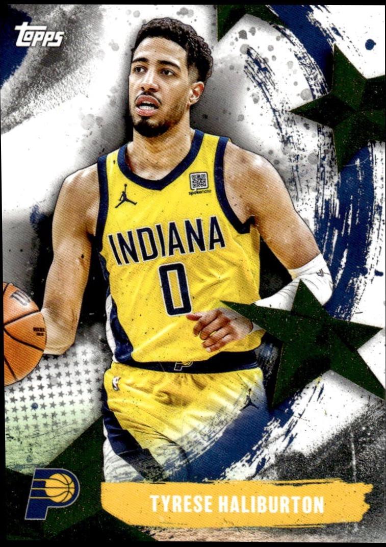 2025 Topps Stars of the NBA Tyrese Haliburton #SA-15 card