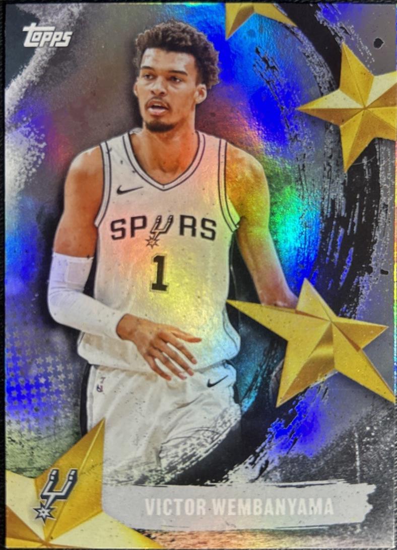 2025 Topps Stars of the NBA Victor Wembanyama [Rainbow] #SA-11 card