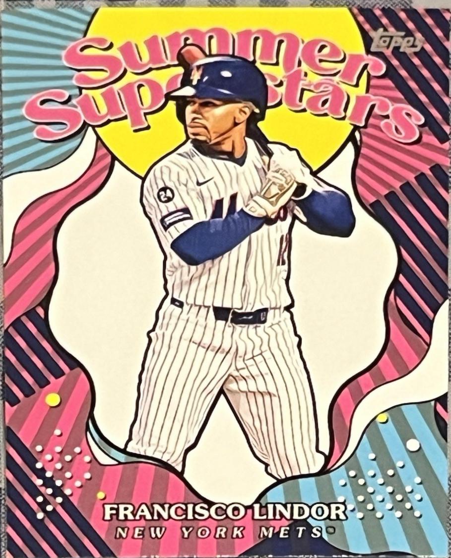 2025 Topps Summer Superstar Francisco Lindor #SS-27 card