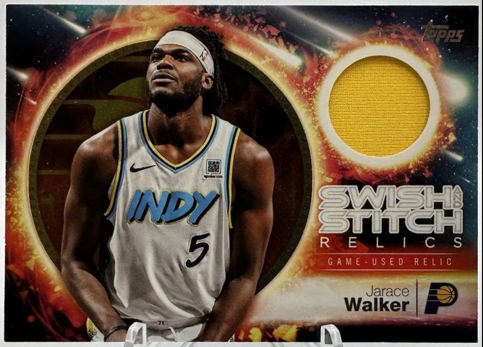 2025 Topps Swish and Stitch Relic Jarace Walker #SST-JW card