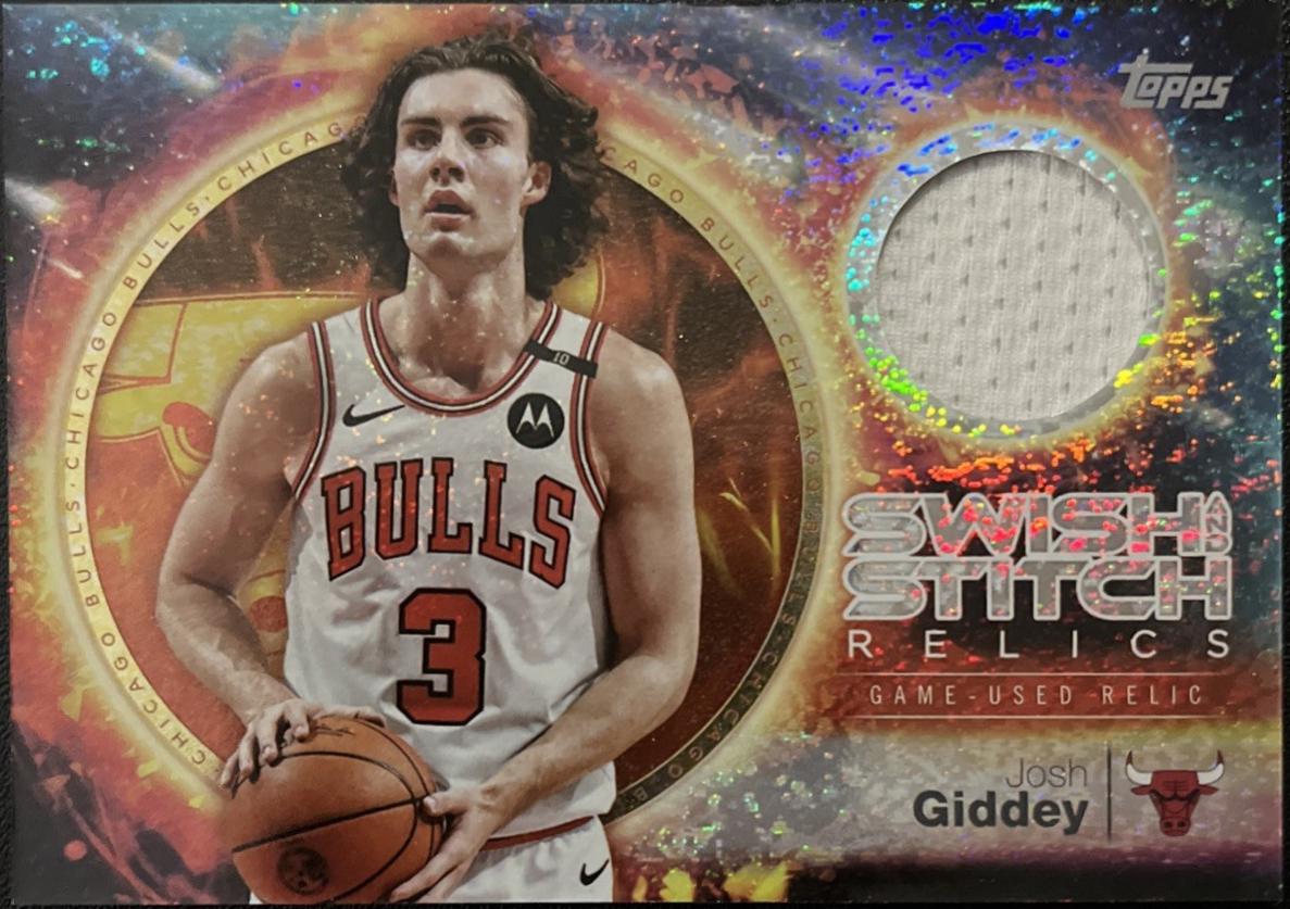 2025 Topps Swish and Stitch Relic Josh Giddey [Holo Foil] #SST-JG card