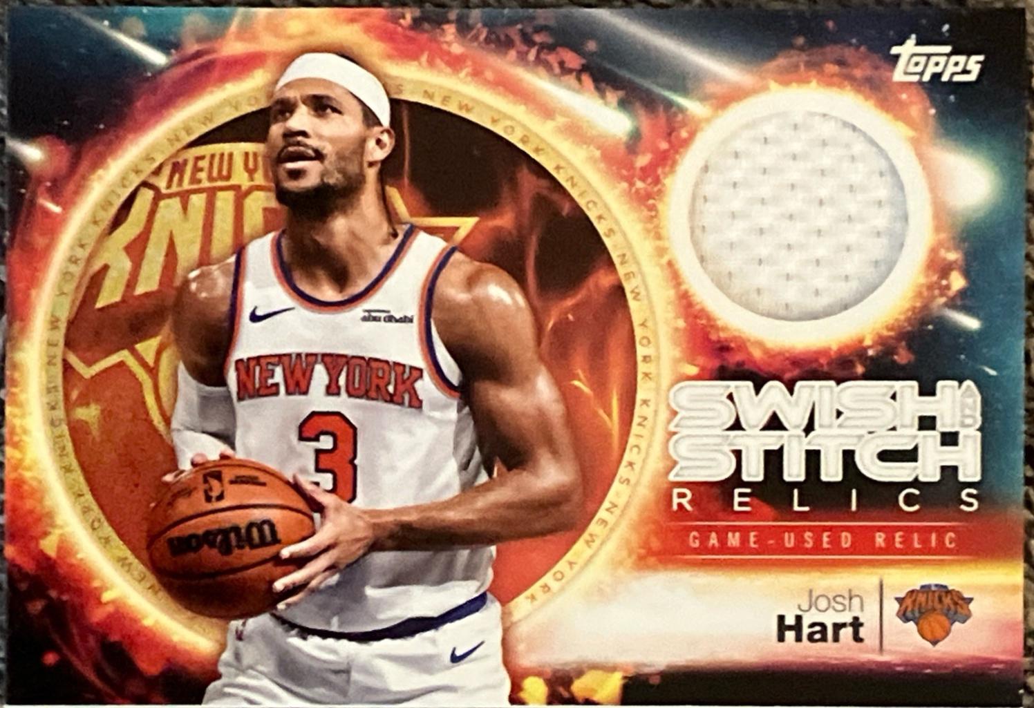 2025 Topps Swish and Stitch Relic Josh Hart #SST-JH card