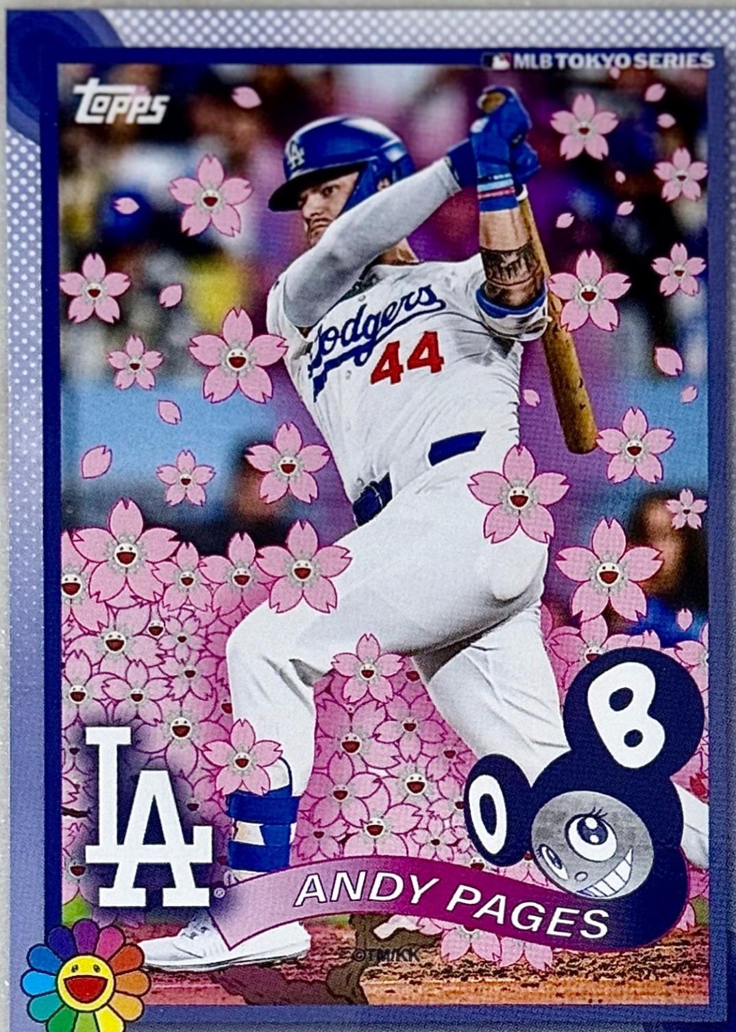 2025 Topps Takashi Murakami Andy Pages #17 card