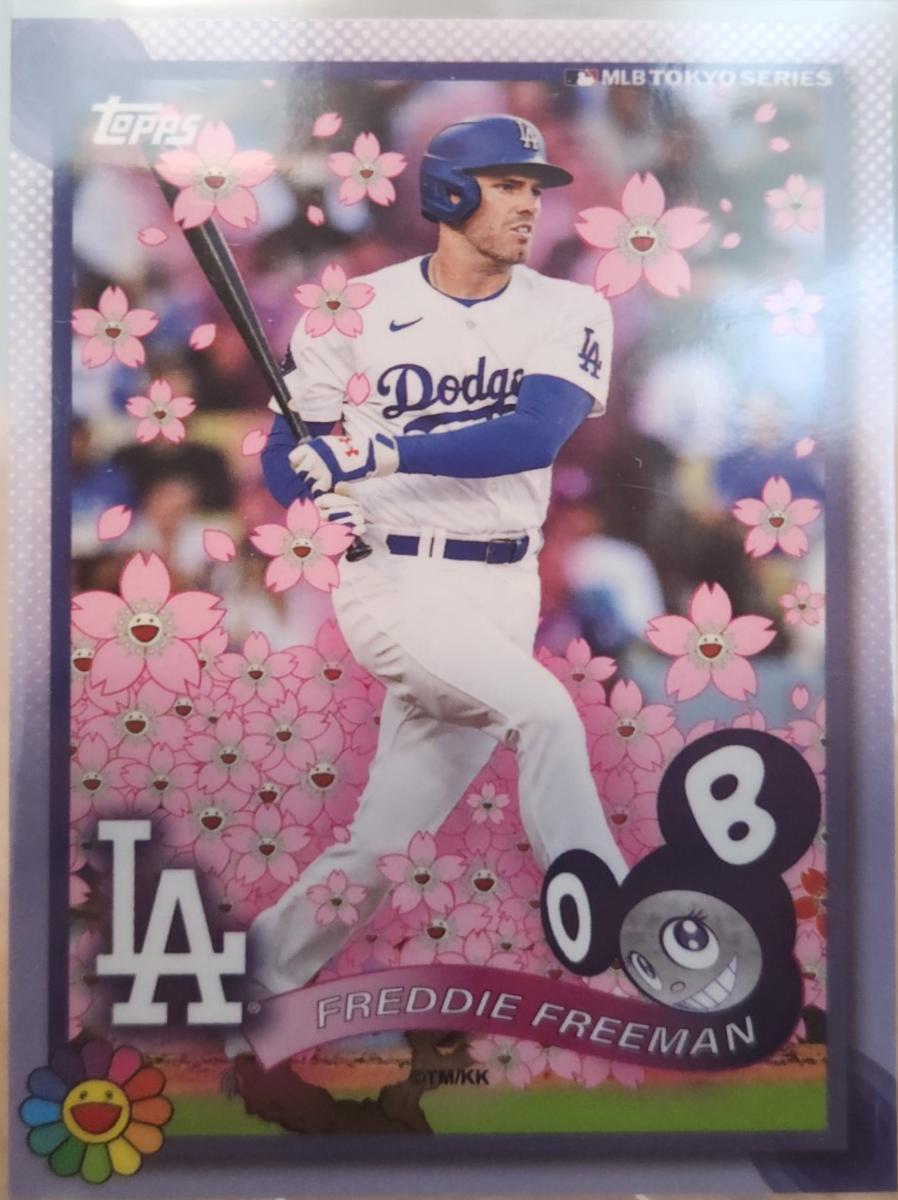 2025 Topps Takashi Murakami Freddie Freeman #9 card