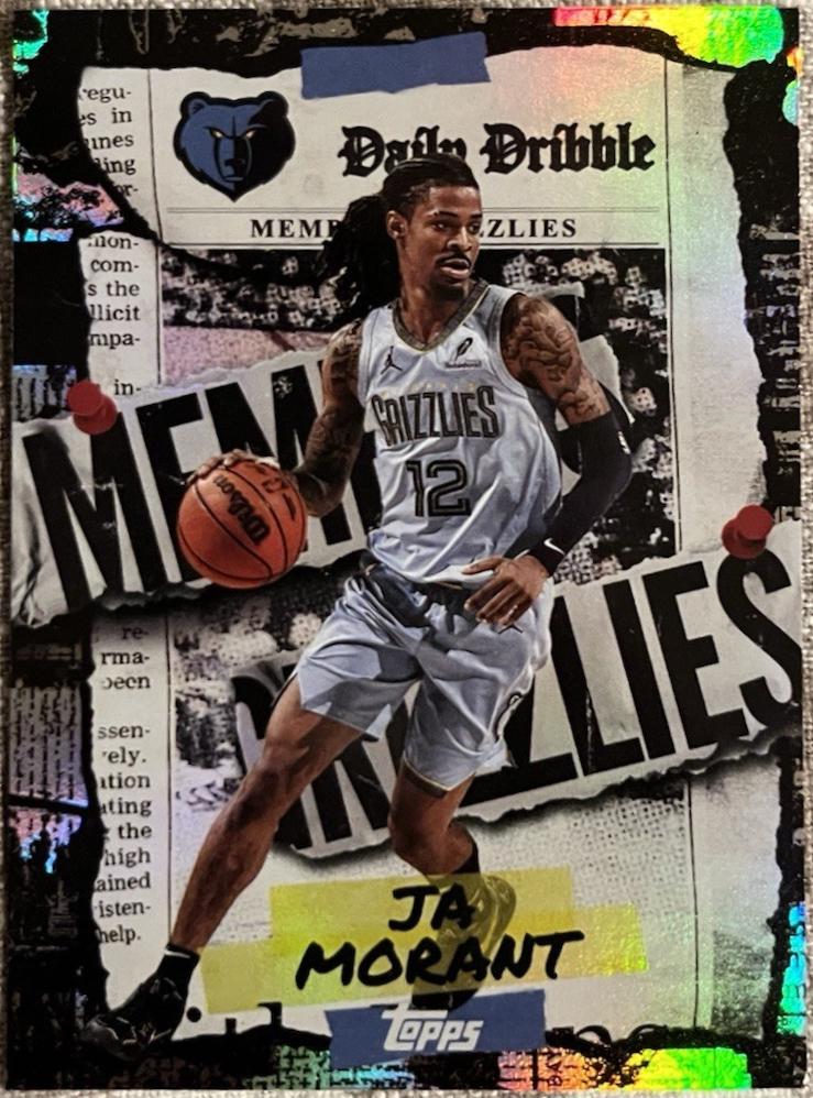 2025 Topps The Daily Dribble Ja Morant #DD-24 card
