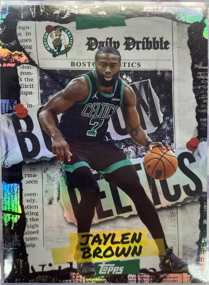 2025 Topps The Daily Dribble Jaylen Brown #DD-15 card