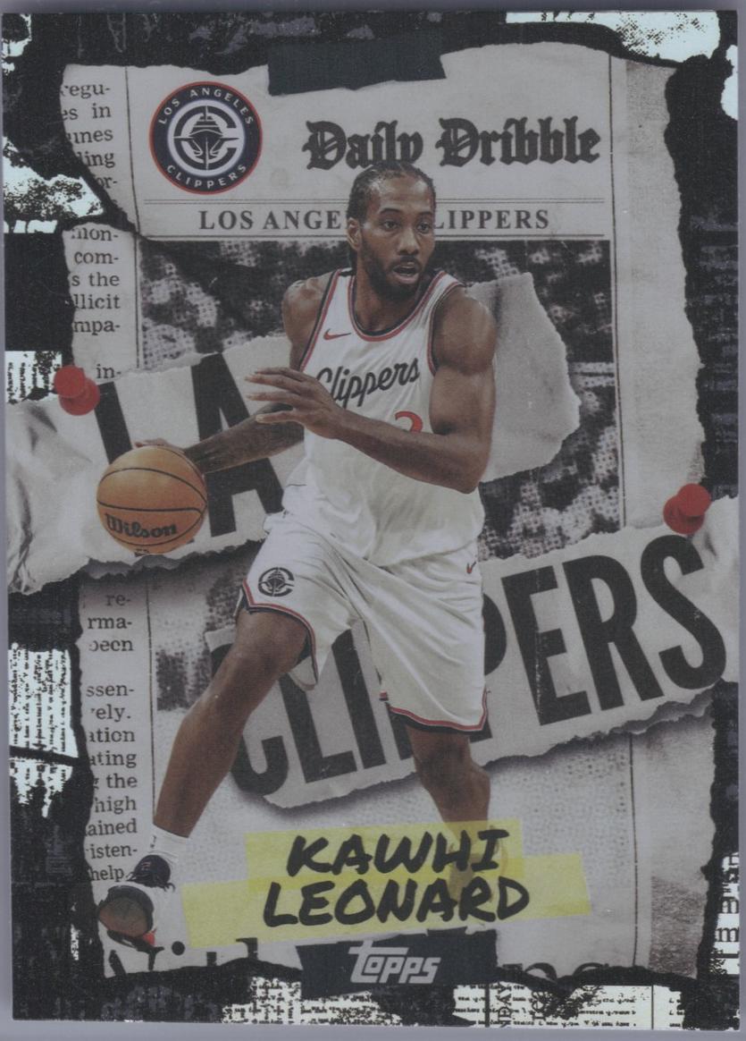 2025 Topps The Daily Dribble Kawhi Leonard #DD-18 card