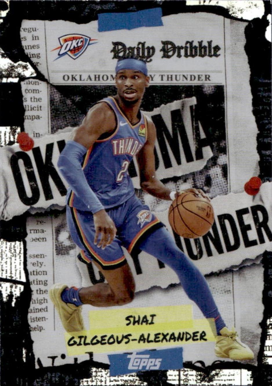 2025 Topps The Daily Dribble Shai Gilgeous-Alexander #DD-2 card