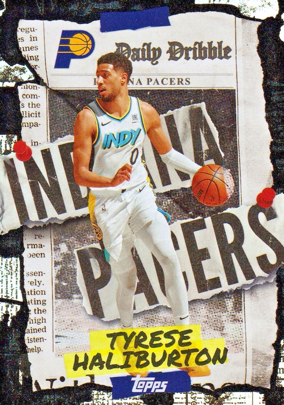 2025 Topps The Daily Dribble Tyrese Haliburton #DD-14 card
