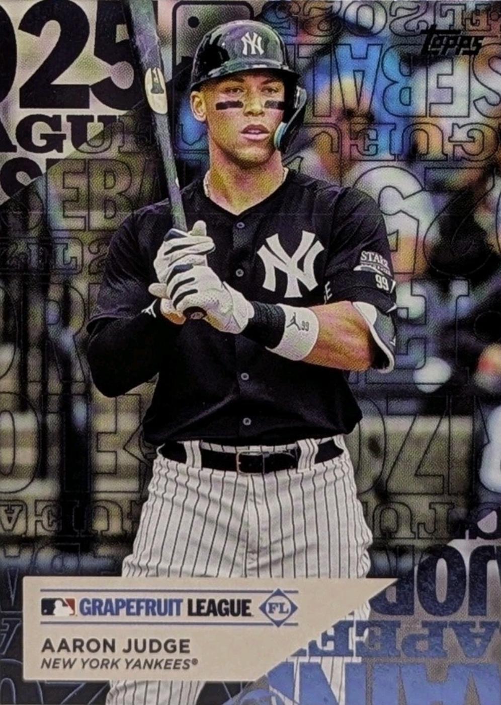 2025 Topps Training Ground Aaron Judge #TG-2 card