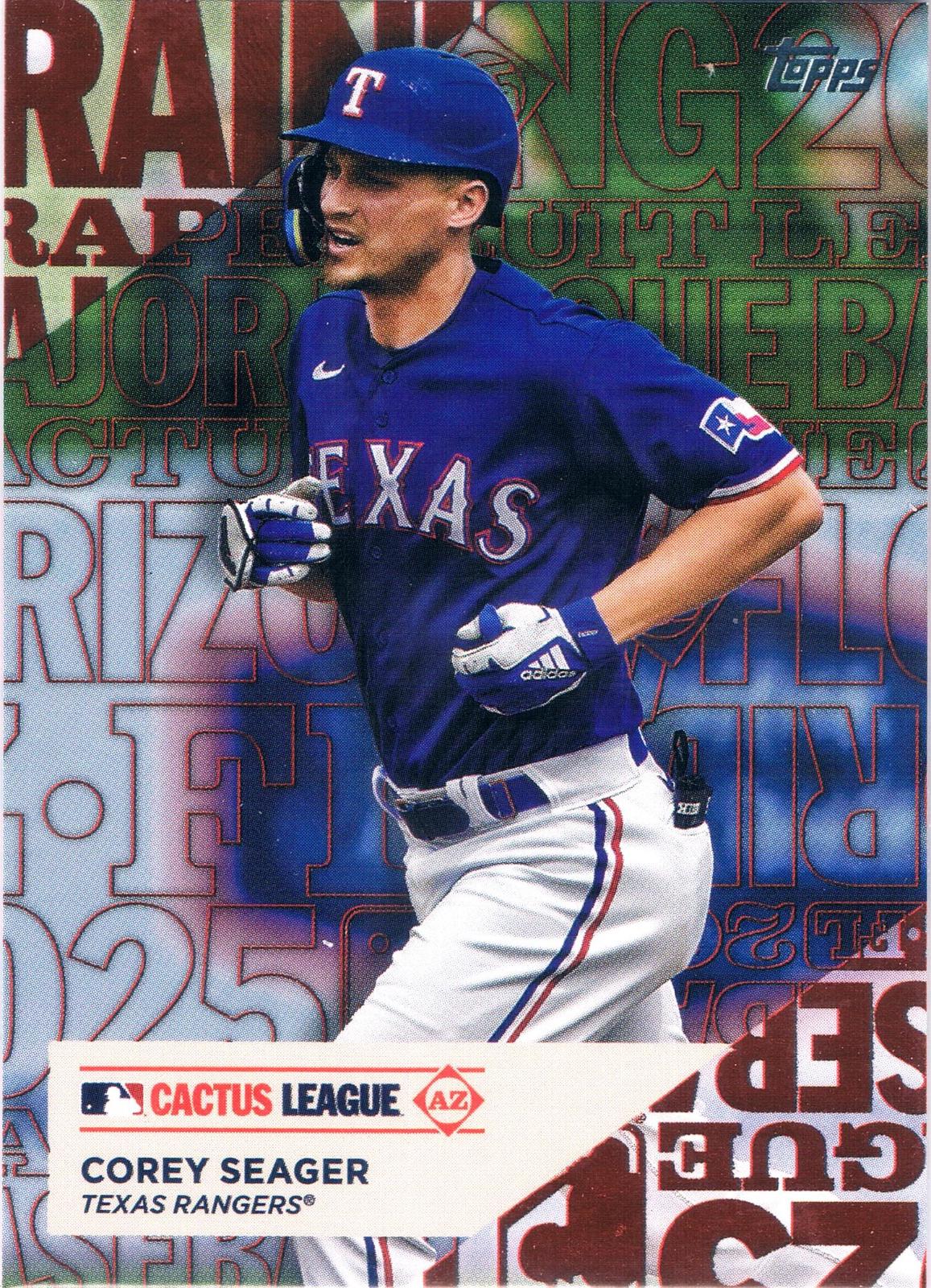 2025 Topps Training Ground Corey Seager #TG-14 card