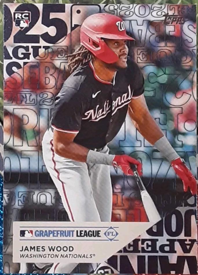 2025 Topps Training Ground James Wood #TG-18 card