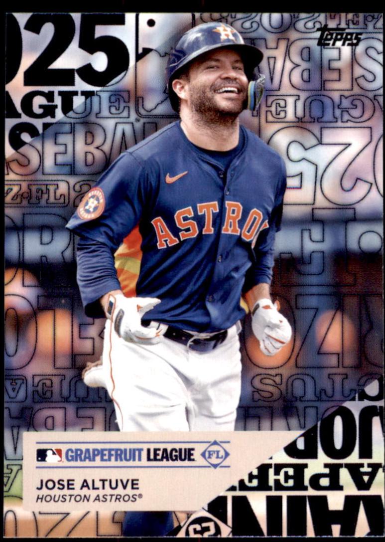 2025 Topps Training Ground Jose Altuve #TG-9 card