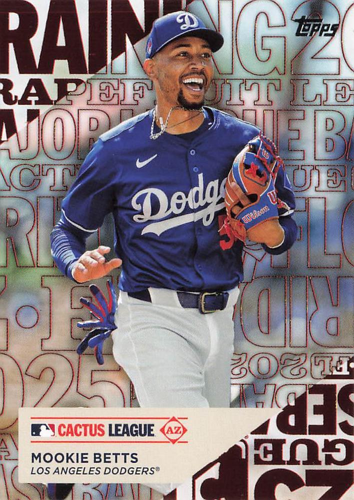 2025 Topps Training Ground Mookie Betts #TG-17 card
