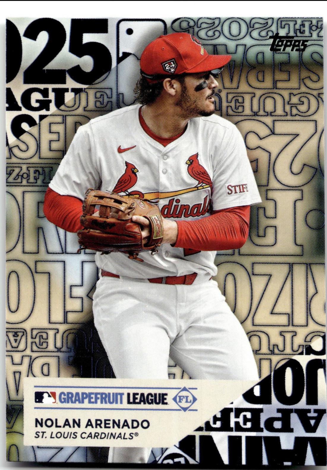 2025 Topps Training Ground Nolan Arenado #TG-1 card