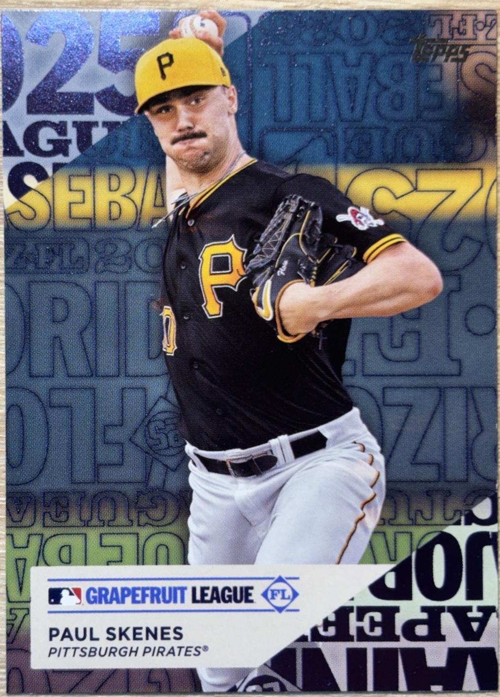 2025 Topps Training Ground Paul Skenes #TG-23 card