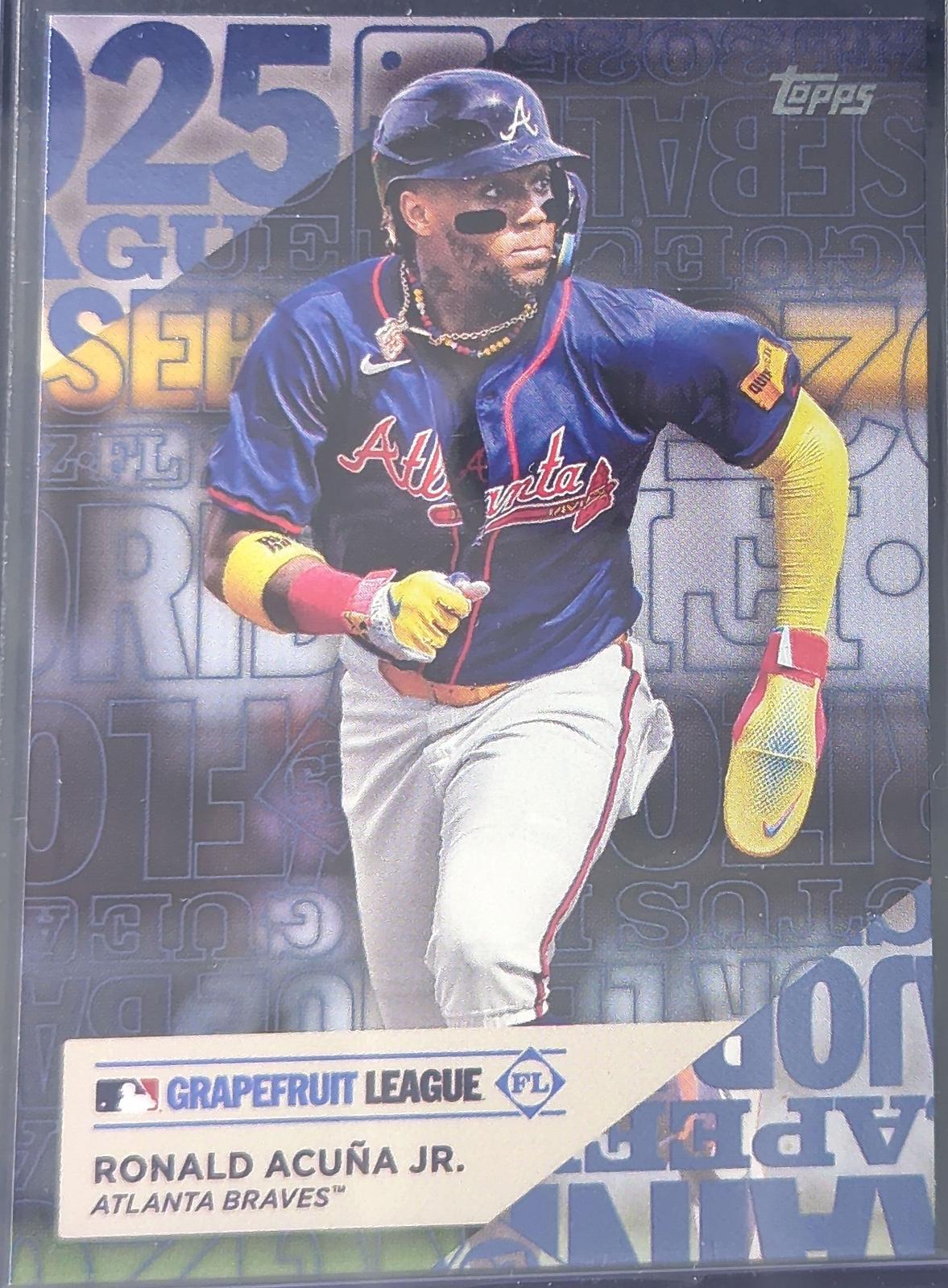 2025 Topps Training Ground Ronald Acuna Jr. #TG-16 card