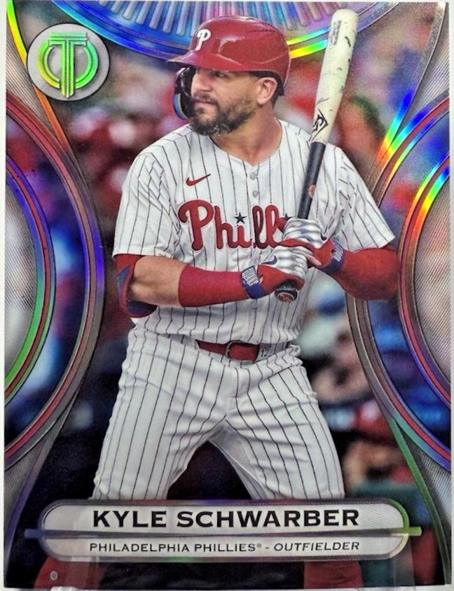 2025 Topps Tribute Kyle Schwarber #73 card