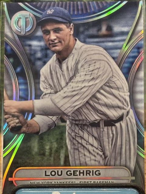 2025 Topps Tribute Lou Gehrig #54 card