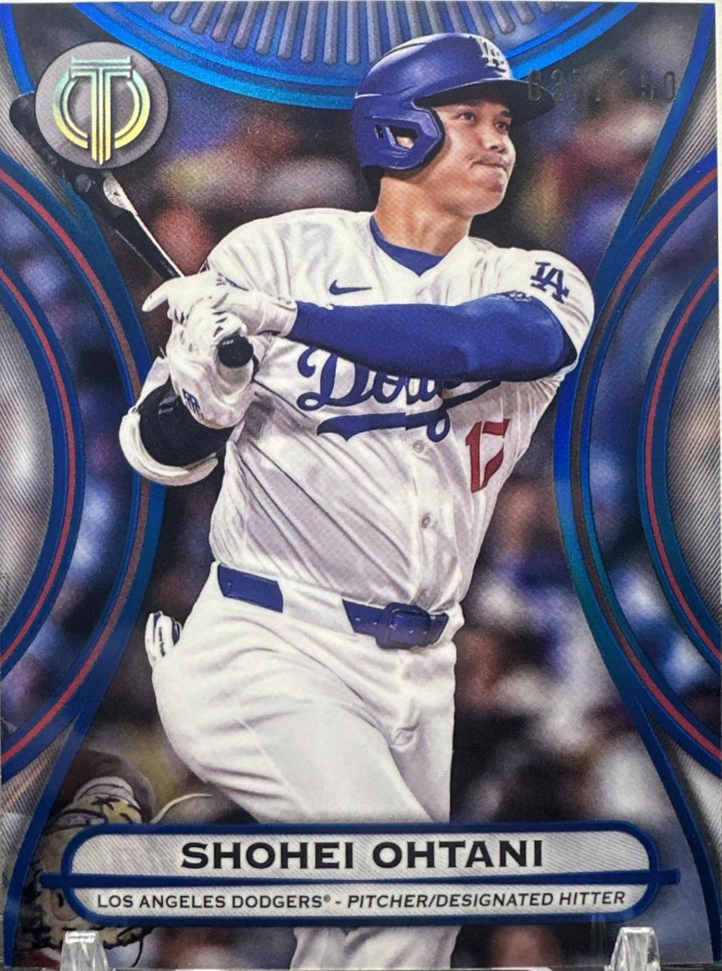 2025 Topps Tribute Shohei Ohtani [Blue] #46 card