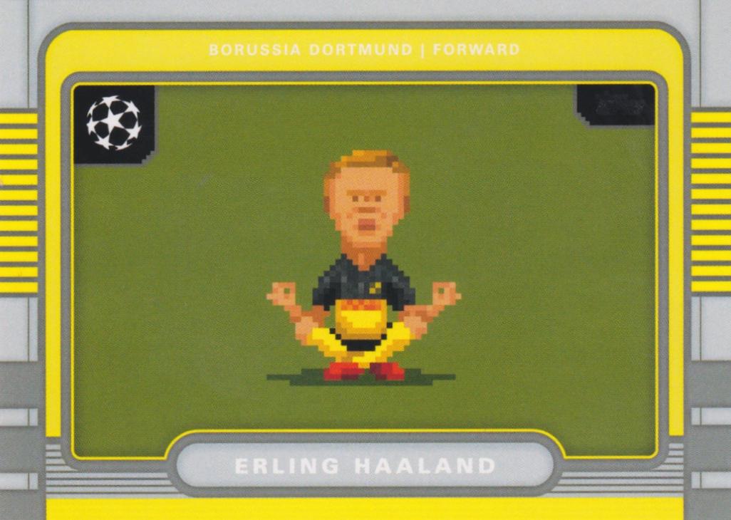 2025 Topps UEFA 8Bit Shots Erling Haaland #8B-5 card